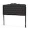 Baxton Studio Lucy Modern Dark Grey Queen Size Headboard 135-7277 - alternate 1